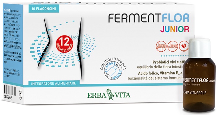 FERMENTFLOR JUNIOR 10 FLACONCINI - dottorbianchi.it