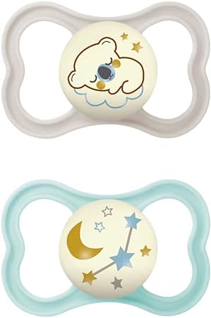 MAM AIR NIGHT SUCCHIETTO 16+ MESI SILICONE DOPPIO NEUTRO - dottorbianchi.it