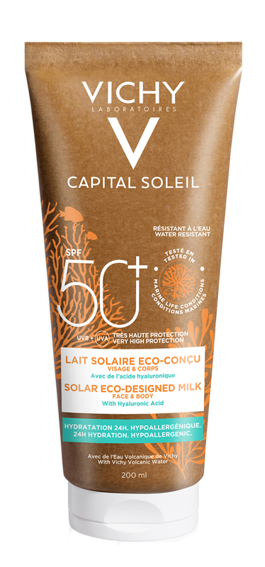 CAPITAL SOLEIL LATTE SOLARE ECO-SOSTENIBILE SPF50+ 200 ML - dottorbianchi.it