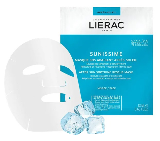 LIERAC SUNISSINE MASCHERA DOPOSOLE IN TESSUTO 18 ML - dottorbianchi.it