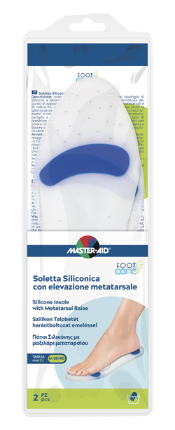 MASTER-AID FOOT CARE SOLETTA SILICONICA MEDIUM 39-40 EU ELEV METATARSO - dottorbianchi.it