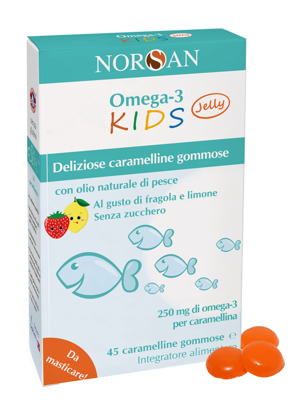 NORSAN OMEGA 3 KIDS 45 CARAMELLINE GOMMOSE - dottorbianchi.it
