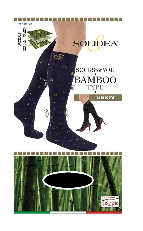 SOCKS FOR YOU BAMBOO TYPE GAMBALETTO NERO XXL - dottorbianchi.it