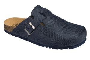 AMIATA MAN MICROFIBRA STAMPATA NAVY BLUE 43 - dottorbianchi.it