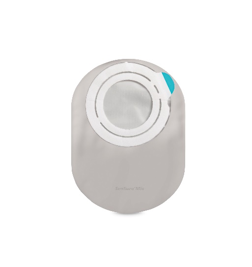 SENSURA MIO FLEX SISTEMA 2 PEZZI CON AGGANCIO ADESIVO SACCA COLOSTOMIA A FONDO CHIUSO RIVESTITA 50MM DA 340 ML 30 PEZZI - dottorbianchi.it