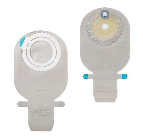 SENSURA MIO FLEX SISTEMA 2 PEZZI CON AGGANCIO ADESIVO SACCA ILEOSTOMIA TRASPARENTE 70MM DA 550 ML 30 PEZZI - dottorbianchi.it