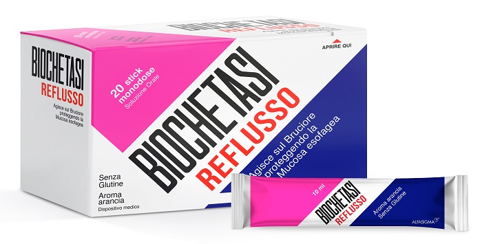 BIOCHETASI REFLUSSO 20 STICK AROMA ARANCIA - dottorbianchi.it