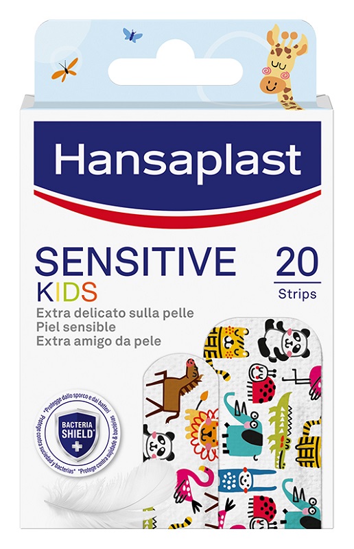 CEROTTO HANSAPLAST SENSITIVE KIDS 20 PEZZI ASSORTITI - dottorbianchi.it