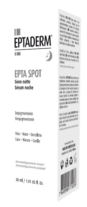 EPTA SPOT NOTTE SIERO DEPIGMENTANTE 30 ML - dottorbianchi.it