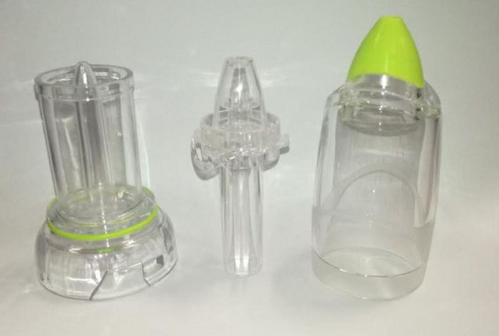 KIT DI RICAMBIO COMPLETO RINOWASH EGO CON VASCHETTA PORTAFARMACO + ATOMIZZATORE + GUARNIZIONE DI TENUTA + CAMPANA ESTERNA - dottorbianchi.it