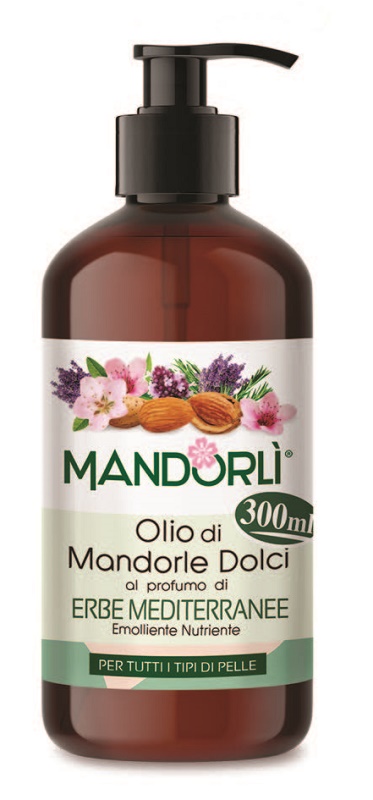 MANDORLI ERBE MEDITERRANEE OLIO CORPO 300 ML - dottorbianchi.it