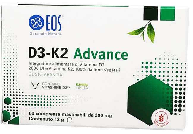 EOS D3 K2 ADVANCE 60 COMPRESSE MASTICABILI - dottorbianchi.it