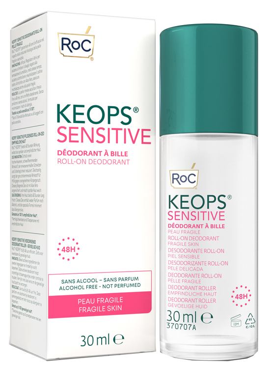 ROC KEOPS DEODORANTE ROLL-ON 48H SENSITIVE 30 ML - dottorbianchi.it