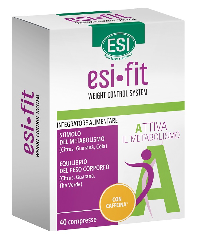 ESI FIT ATTIVA CON CAFFEINA 40 COMPRESSE - dottorbianchi.it