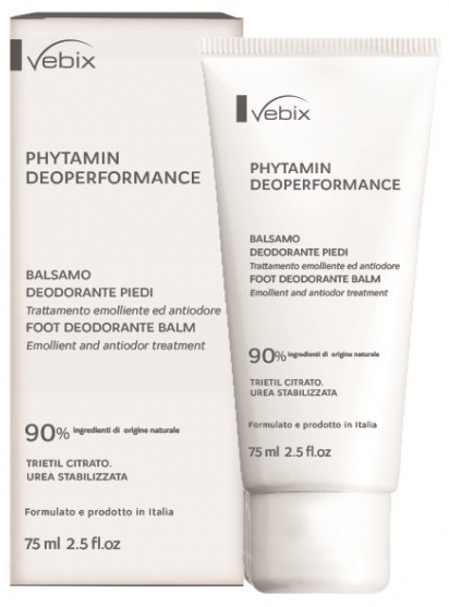 VEBIX PHYTAMIN E DEO PERFORMANCE BALSAMO PIEDI 24H-75ML - dottorbianchi.it
