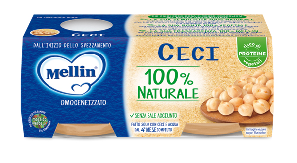 MELLIN OMOGENEIZZATO CECI 2 X 80 G - dottorbianchi.it