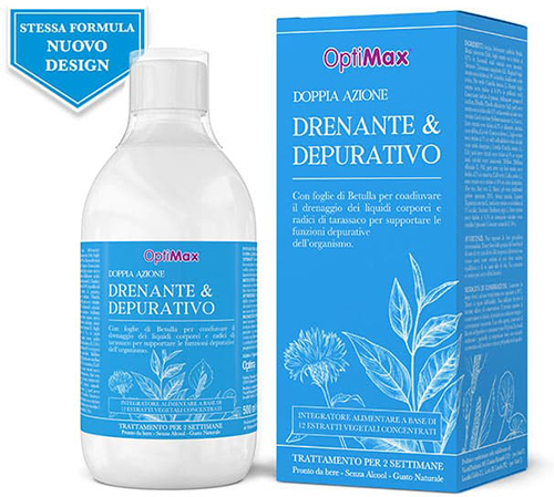 OPTIMAX DRENANTE DEPURATIVO 500 ML - dottorbianchi.it