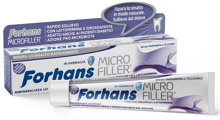 FORHANS DENTIFRICIO MICROFILLER PROTEZIONE SMALTO 75 ML - dottorbianchi.it