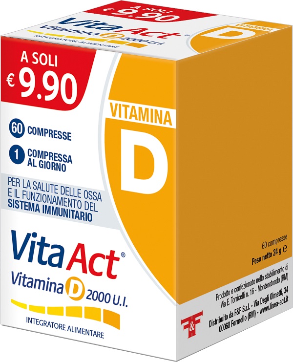 VITAMINA D ACT 2000UI 60 COMPRESSE - dottorbianchi.it