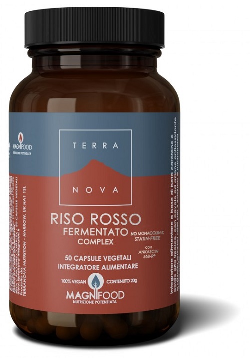 TERRANOVA RISO ROSSO FERMENTATO COMPLEX 50 CAPSULE VEGETALI SENZA MONACOLINA E STATINA - dottorbianchi.it