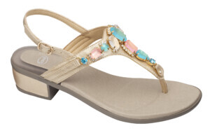 CAPRI FLIP-FLOP SYNTHETIC+JEWELRY W PLATINO 39 - dottorbianchi.it