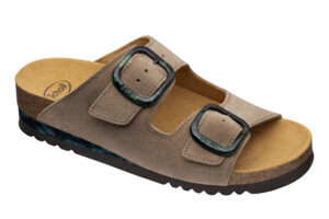 ILARY 2 STRAPS SUEDE W TAUPE LIGHT 36 - dottorbianchi.it