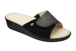 LEDEL GLITTERED MICROFIBRE+SUEDE W NERO 39 - dottorbianchi.it