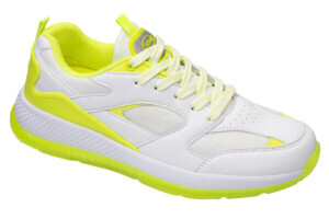 MILLENNIAL SYNTHETIC+MESH W BIANCO/GIALLO FLUO 36 - dottorbianchi.it