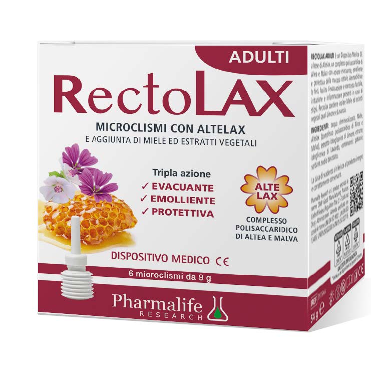 RECTOLAX ADULTI MICROCLISMI 6 PEZZI DA 9 G - dottorbianchi.it