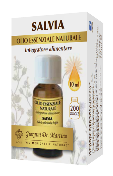 SALVIA OLIO ESSENZIALE NATURALE 10 ML - dottorbianchi.it