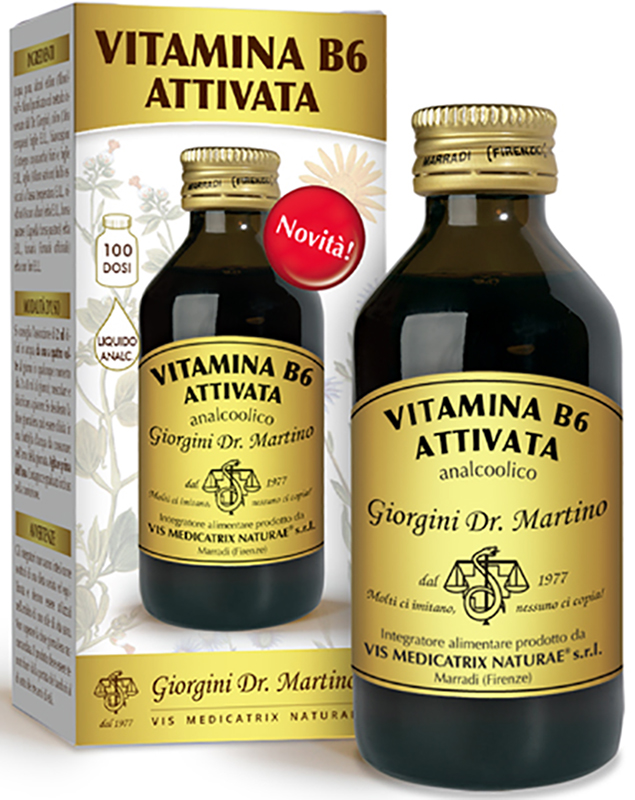 VITAMINA B6 ATTIVATA LIQUIDO ANALCOLICO 100 ML - dottorbianchi.it