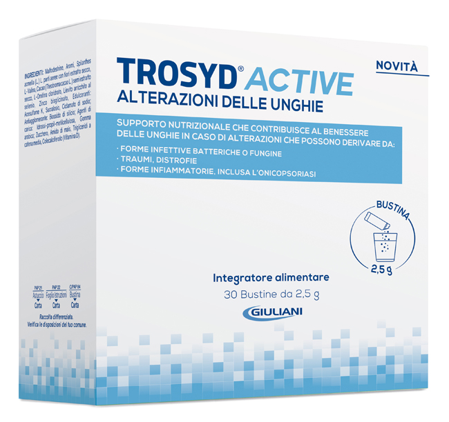 TROSYD ACTIVE ALTERAZIONI UNGHIE 30 BUSTINE - dottorbianchi.it