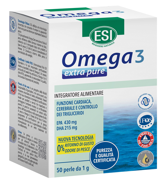 ESI OMEGA 3 EXTRA PURE 50 PERLE - dottorbianchi.it