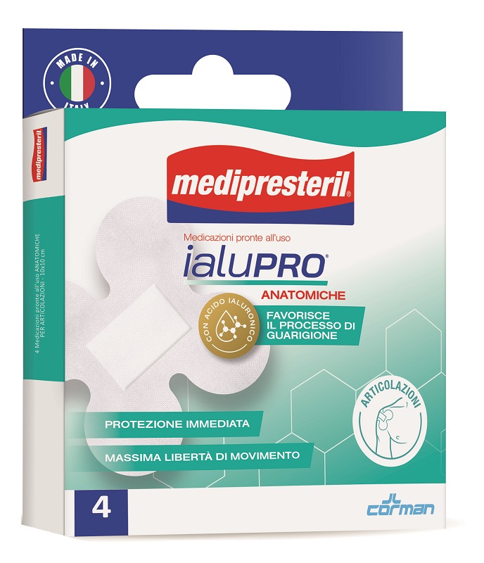 MEDIPRESTERIL IALUPRO ARTICOLAZIONI 10X10 CM 4 PEZZI - dottorbianchi.it