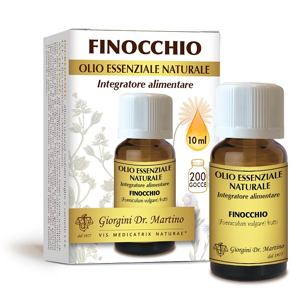 FINOCCHIO OLIO ESSENZIALE NATURALE 10 ML - dottorbianchi.it