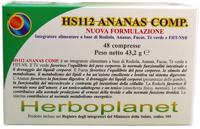 HS112 ANANAS COMP 48 COMPRESSE - dottorbianchi.it