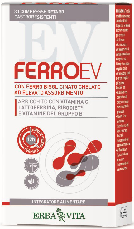 FERRO EV RETARD 30 COMPRESSE GASTRORESISTENTI - dottorbianchi.it