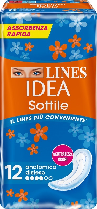 LINES IDEA SOTTILI ANATOMICI 12 PEZZI - dottorbianchi.it