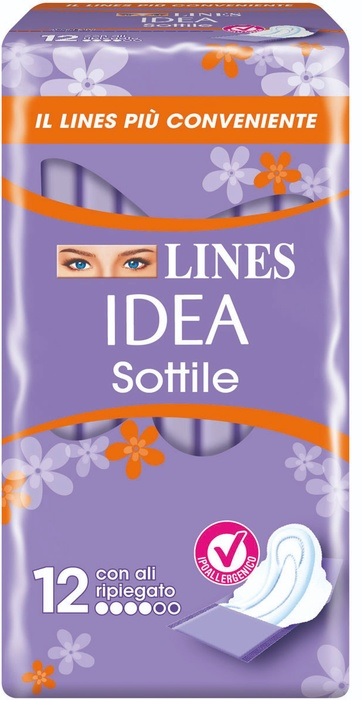 LINES IDEA SOTTILI RIPIEGATI ALI 12 PEZZI - dottorbianchi.it