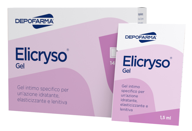 ELICRYSO GEL INTIMO IDRATANTE ELASTICIZZANTE E LENITIVO 14 BUSTINE DA 1,5 ML - dottorbianchi.it
