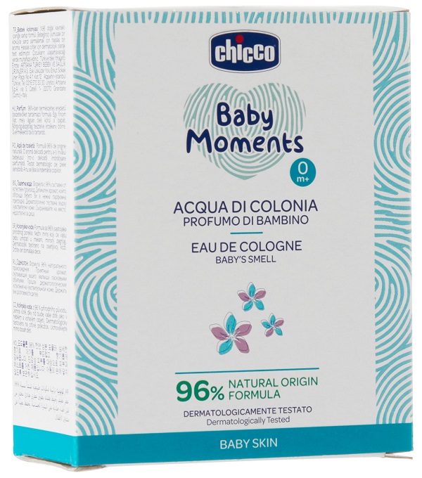 CHICCO BABY MOMENTS ACQUA DI COLONIA PROFUMO DI BAMBINO 100 ML - dottorbianchi.it