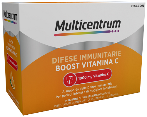 MULTICENTRUM DIFESE IMMUNITARIE BOOST VITAMINA C 14 BUSTINE - dottorbianchi.it
