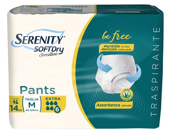 SERENITY PANTS SD SENSITIVE EXTRA M 14 PEZZI - dottorbianchi.it