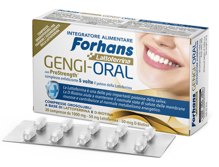 FORHANS LATTOFERRINA GENGI ORAL 30 COMPRESSE - dottorbianchi.it