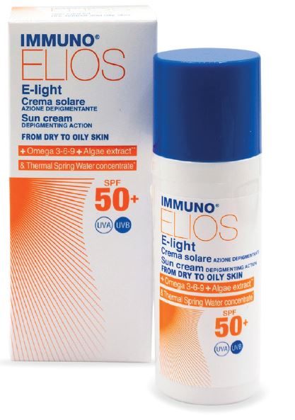 IMMUNO ELIOS CREAM E-LIGHT SPF50+ LIGHTENING 40 ML - dottorbianchi.it