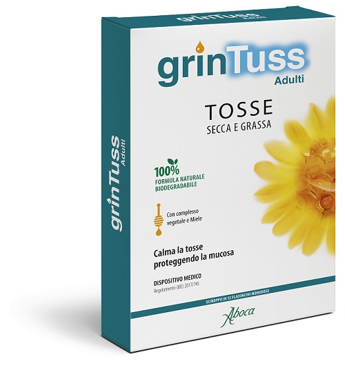 GRINTUSS ADULTI SCIROPPO 12 FLACONCINI - dottorbianchi.it