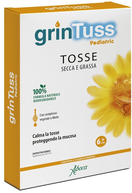 GRINTUSS PEDIATRIC SCIROPPO 12 FLACONCINI - dottorbianchi.it