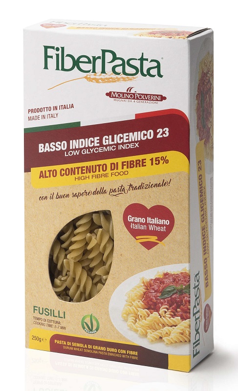 FIBERPASTA FUSILLI BASSO INDICE GLICEMICO 250 G - dottorbianchi.it