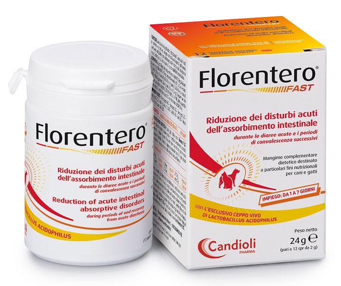 FLORENTERO FAST BARATTOLO DA 12 COMPRESSE APPETIBILI DA 2 G - dottorbianchi.it