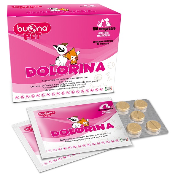 DOLORINA 100 COMPRESSE MASTICABILI - dottorbianchi.it